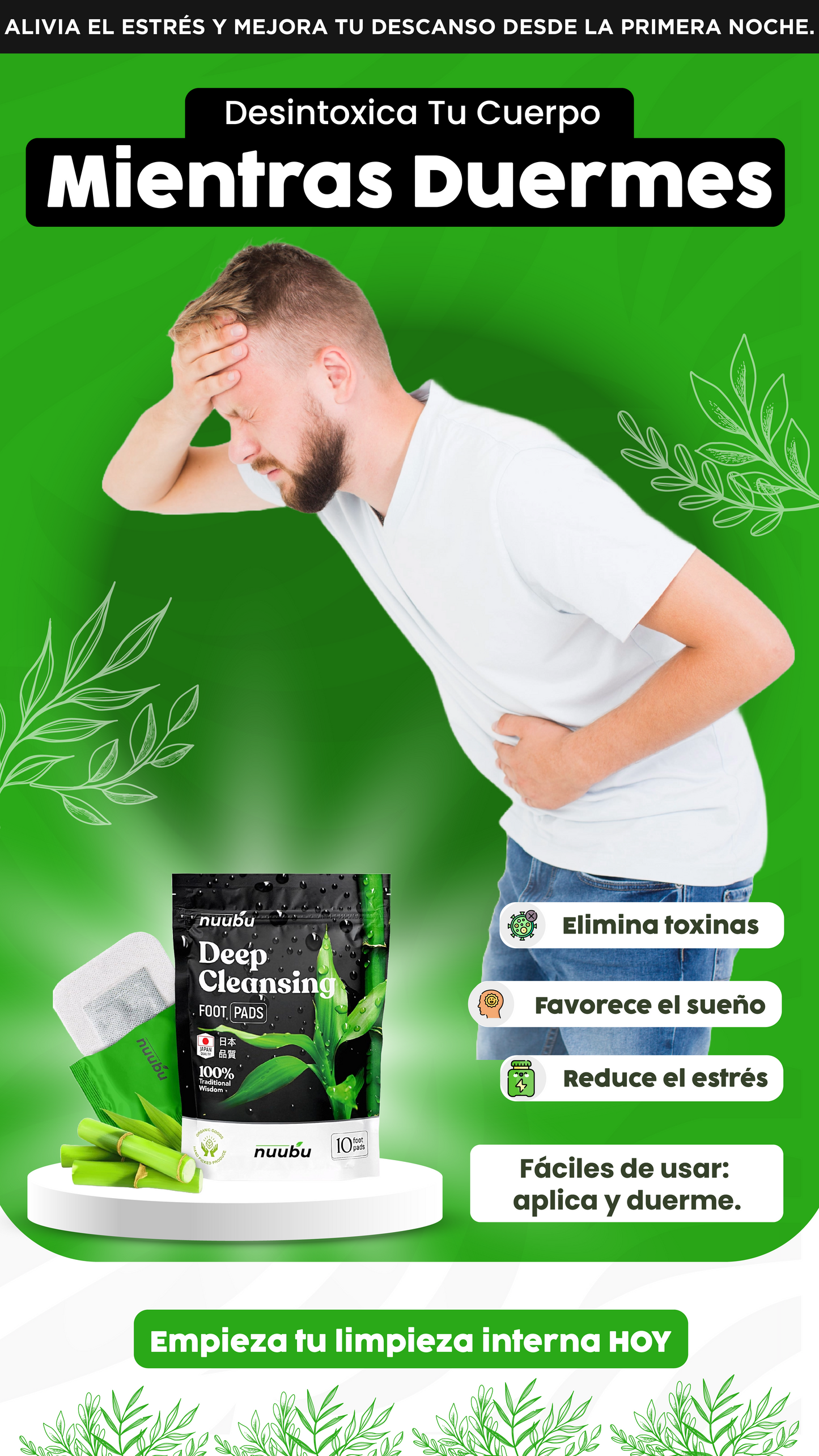 Deep cleasing| Desintoxica tu cuerpo mientras duermes.