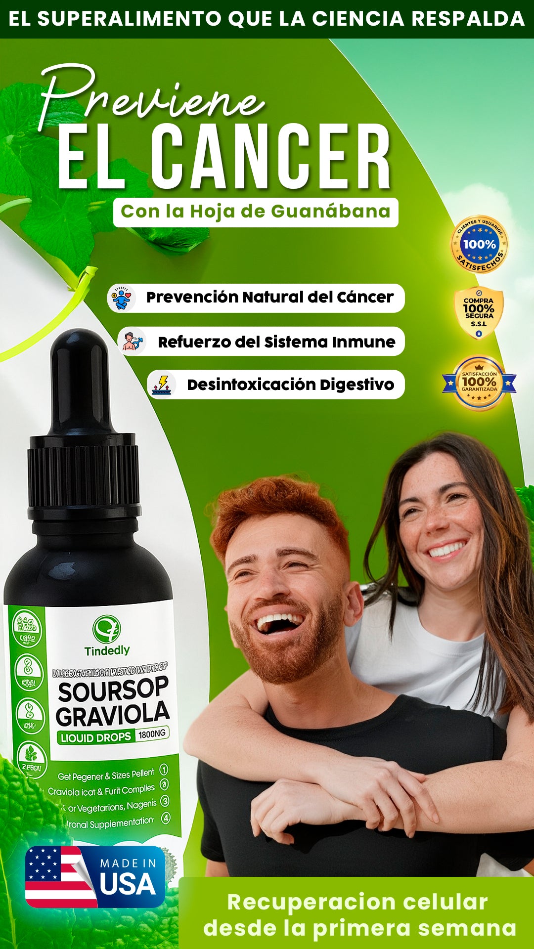 Gotas de Hoja de Guanábana | Recupera tu Salud
