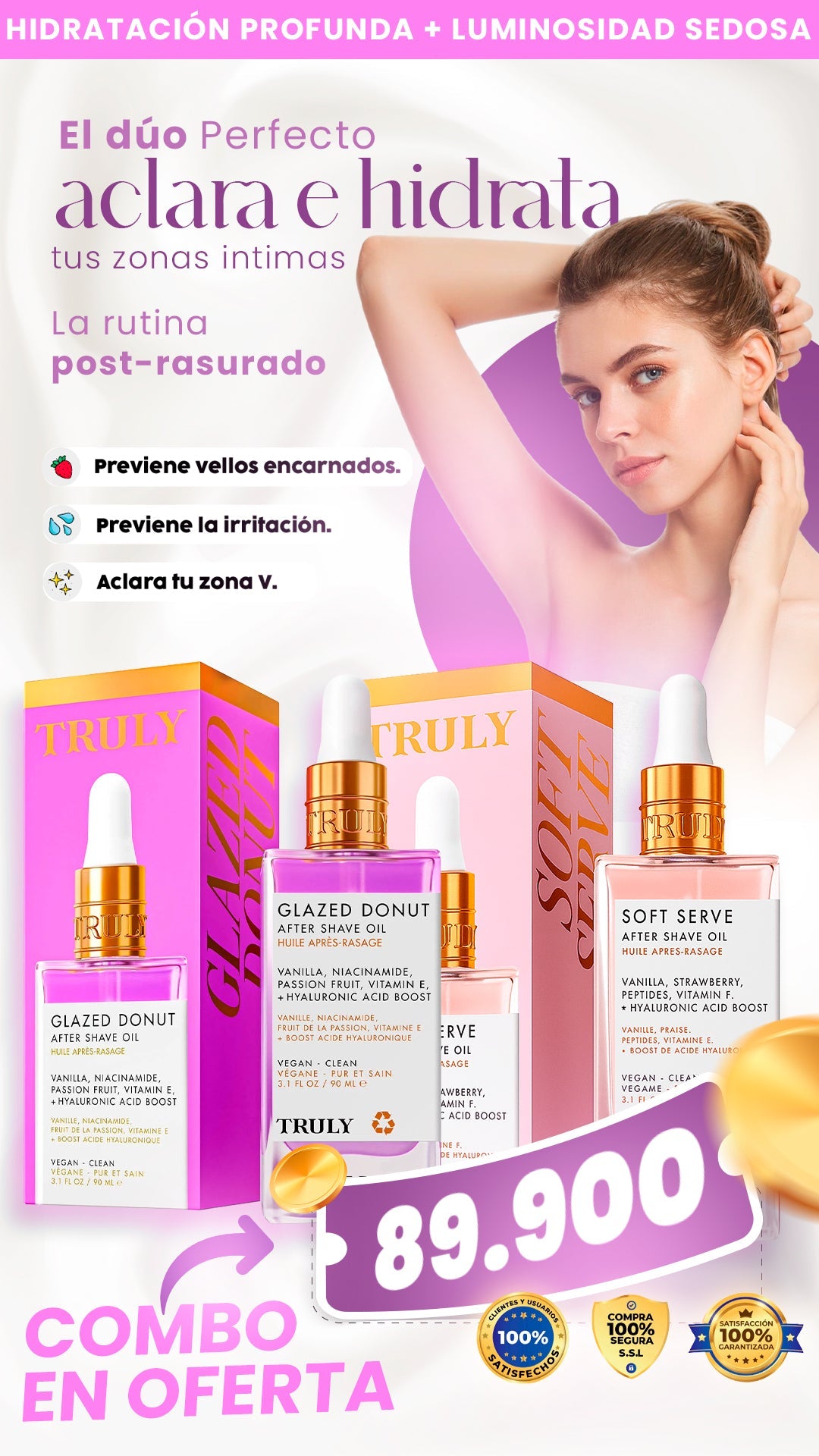 Combo Soft Serve + Glazed Donut de Truly.