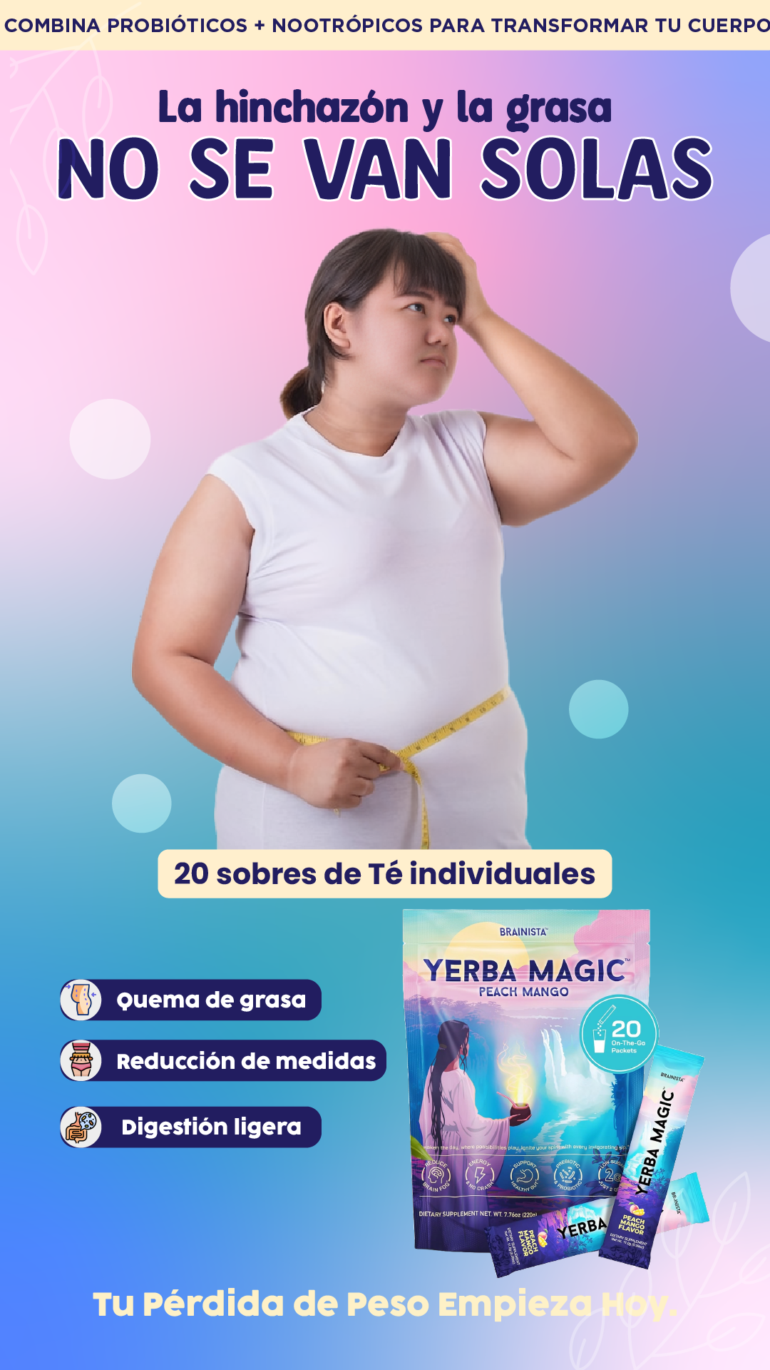 Yerba magic| Quema grasa desde el primer sobre.