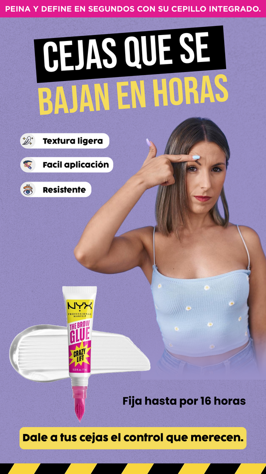 The Brow Glue| Cejas fijas por 16 horas.