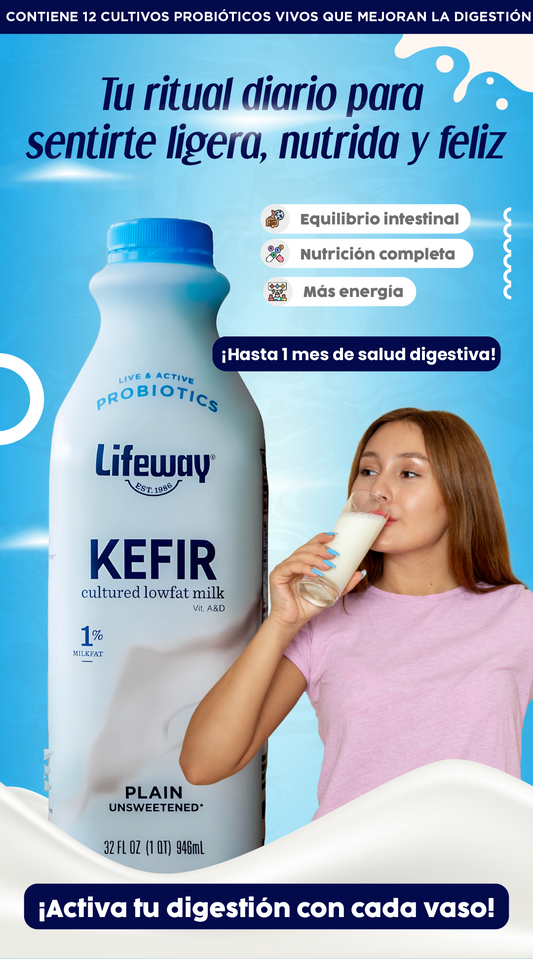 Kefir| 12 cultivos vivos para una vida más ligera.