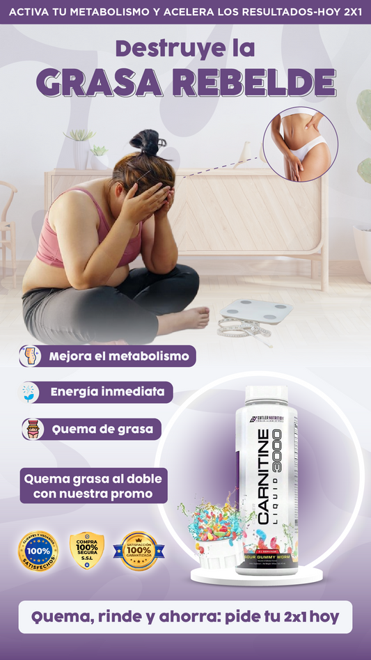 L-carnitina| Convierte la grasa en pura energía 2x1